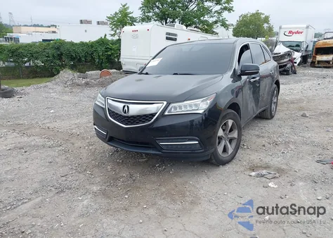 2014 Acura Mdx из США, поврежденный, VIN 5FRYD3H26EB011039
